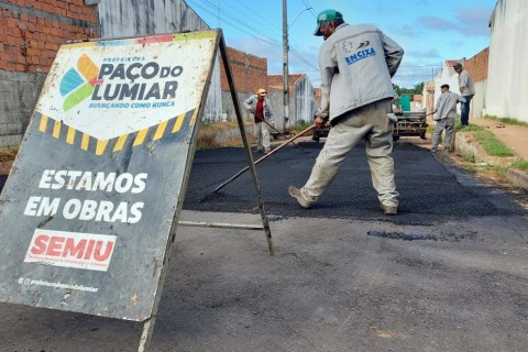 Prefeita Paula Azevedo determina recuperação de importantes vias em Paço do Lumiar