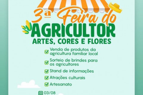 *3ª Feira do Agricultor acontece amanhã em Paço de Lumiar*